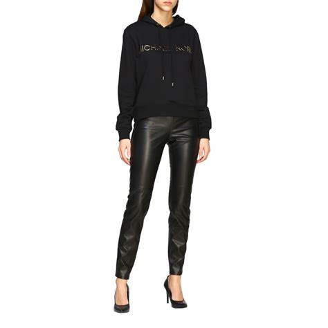 michael kors leather trousers|michael kors women's pants suit.